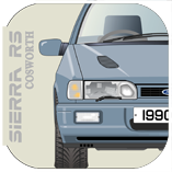 Ford Sierra Sapphire Cosworth 1990-92 Coaster 7